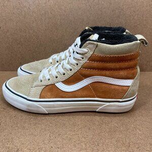 Vans Sk8-Hi MTE-1 Brown/Beige Sneakers Womens  Size 7 High Top Suede Winter